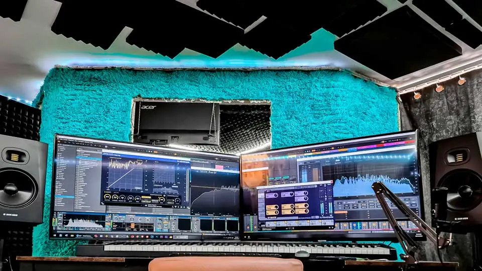 interier of recording studio